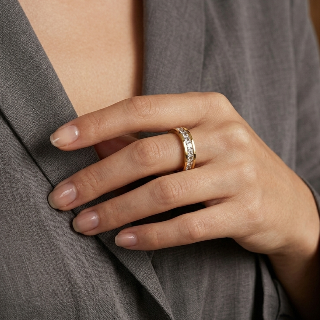 Eternal Glow Ring Gold Plated 18k