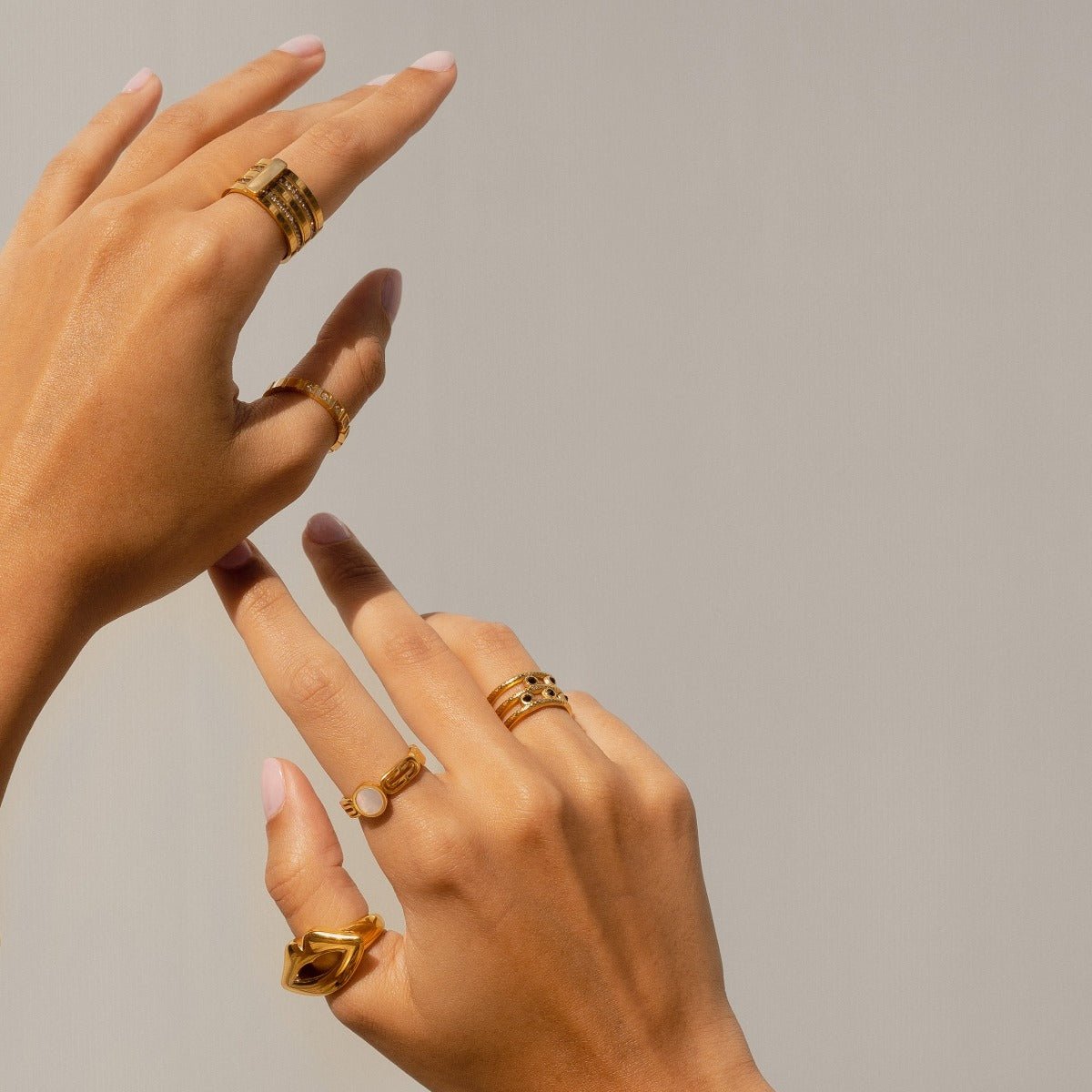Ring Adjustable Melina 18K Gold Plated