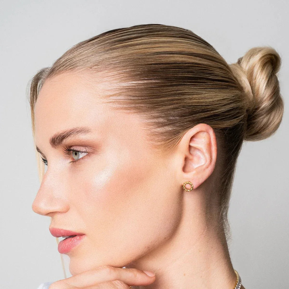 Earring Twist 18K Gold Plated