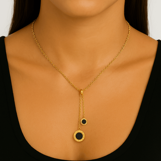 Necklace Athens Tie-shaped 18K Gold Plated