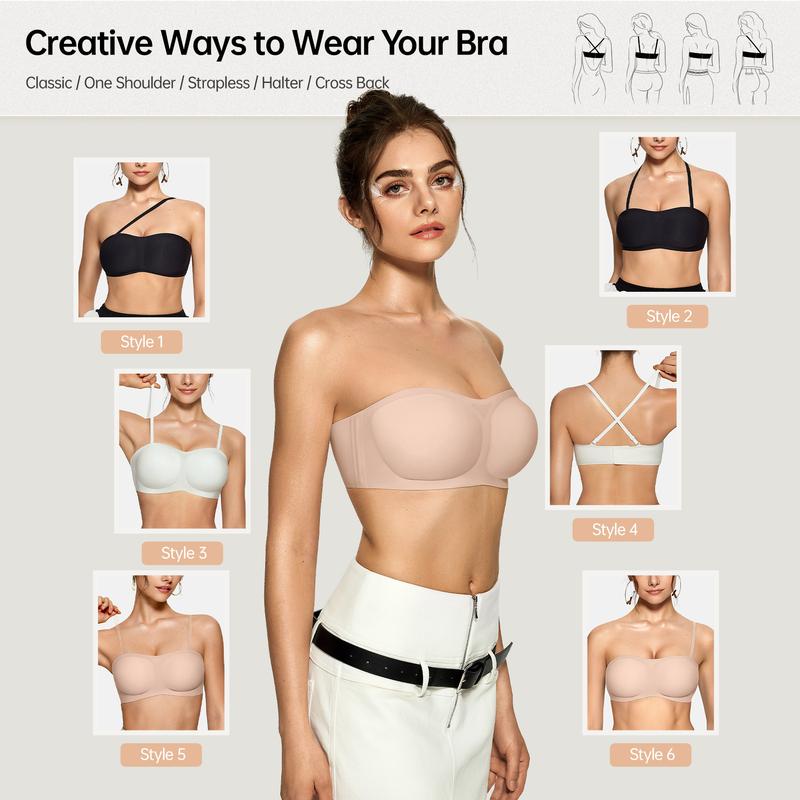 Wireless Padded Bandeau Bra