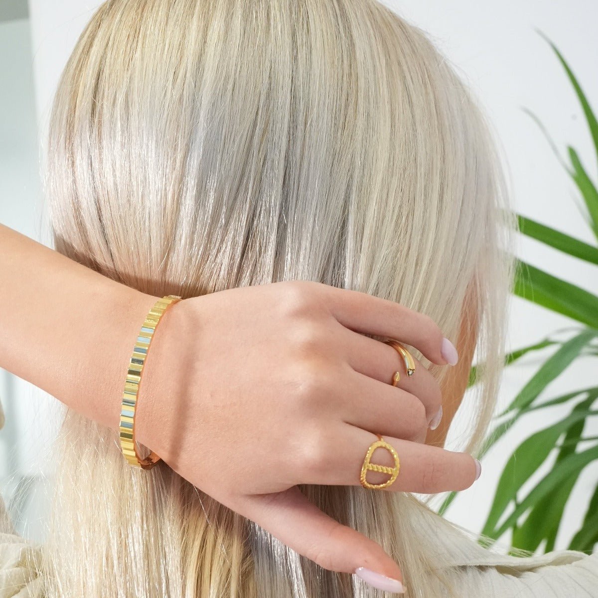 Ring Éclat Adjustable 18K Gold Plated