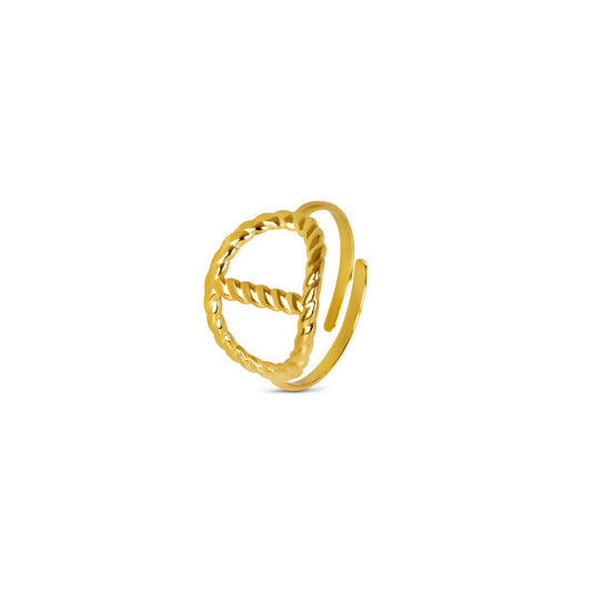 Ring Éclat Adjustable 18K Gold Plated