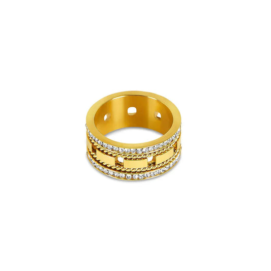Ring Impulse 18K Gold Plated
