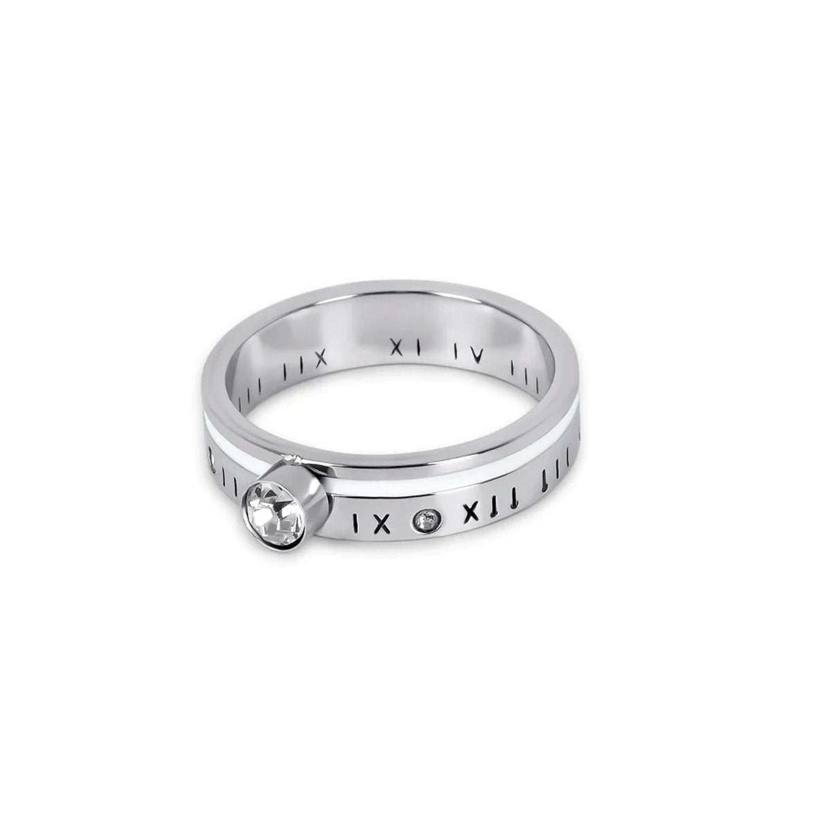 Queen Crystal Stone Ring - Silver