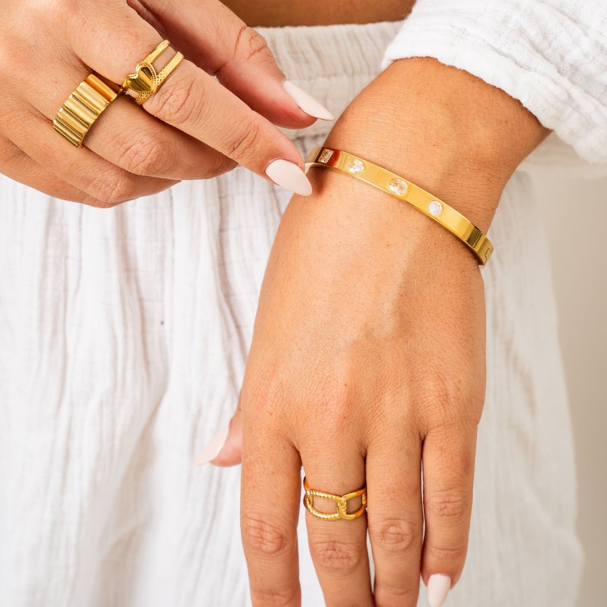 Catherine Bracelet 18K Gold Plated