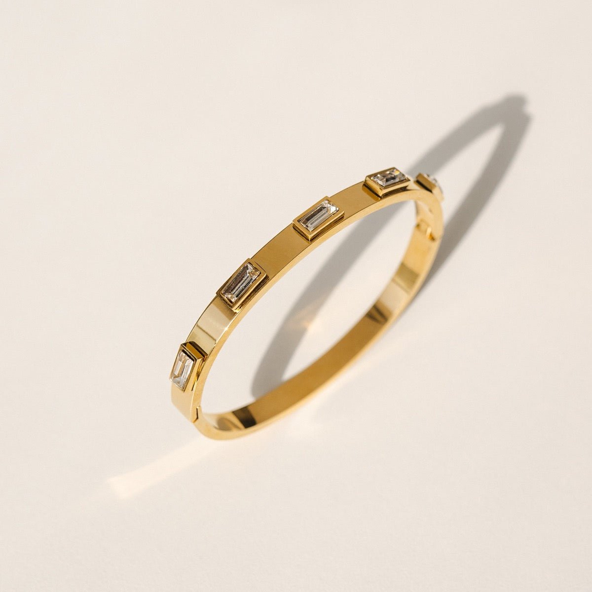 Navette Crystals Bracelet 18K Gold Plated