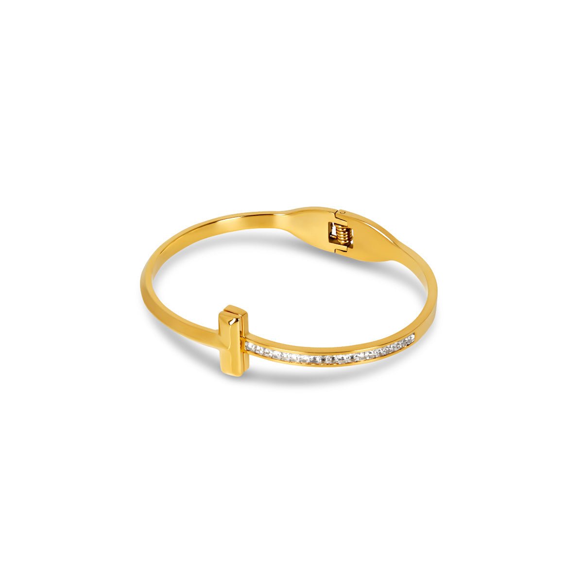 T-Bar Elegance Bracelet 18K Gold Plated