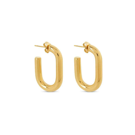 Earring Piper Hoop 18K Gold Plated