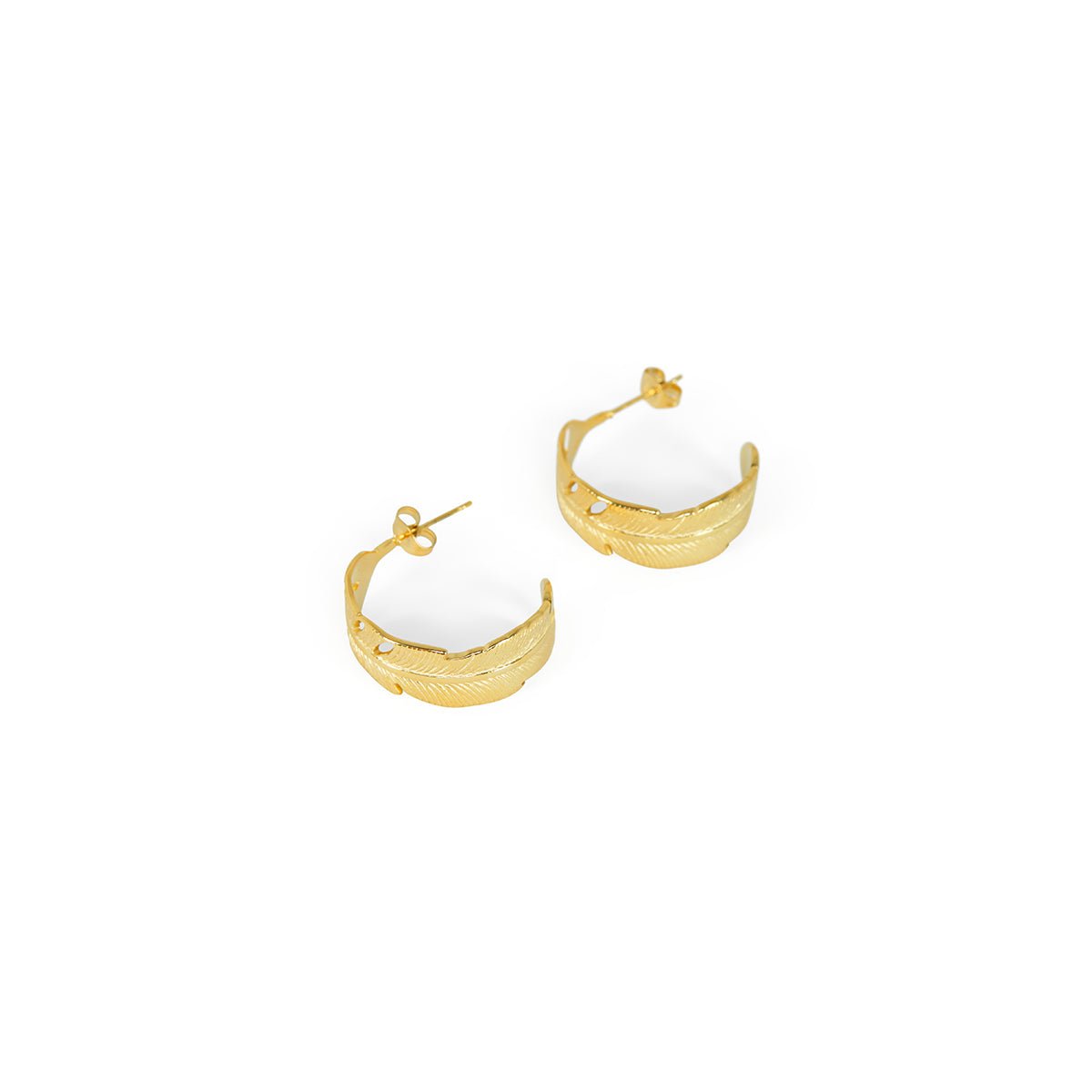 Athena Hoop Earring 18K Gold Plated