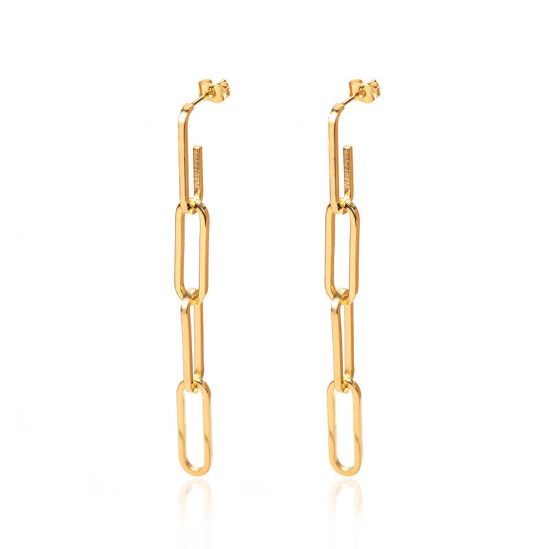 Earring Hellen Chain Links 18K Gold Plated