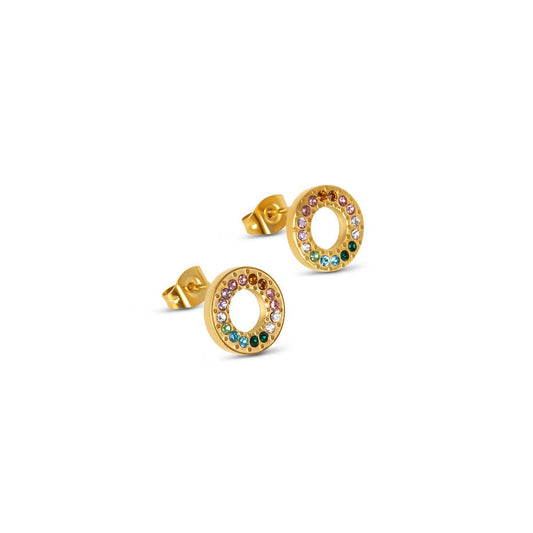 Rainbow Earring 18K Gold Plated