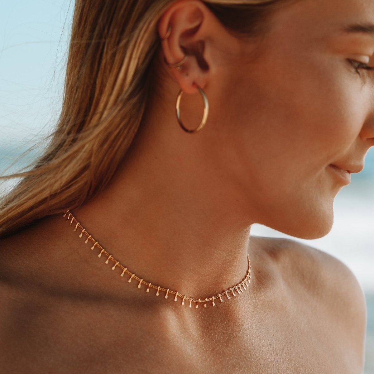 Necklace Jurerê Choker 18K Gold Plated