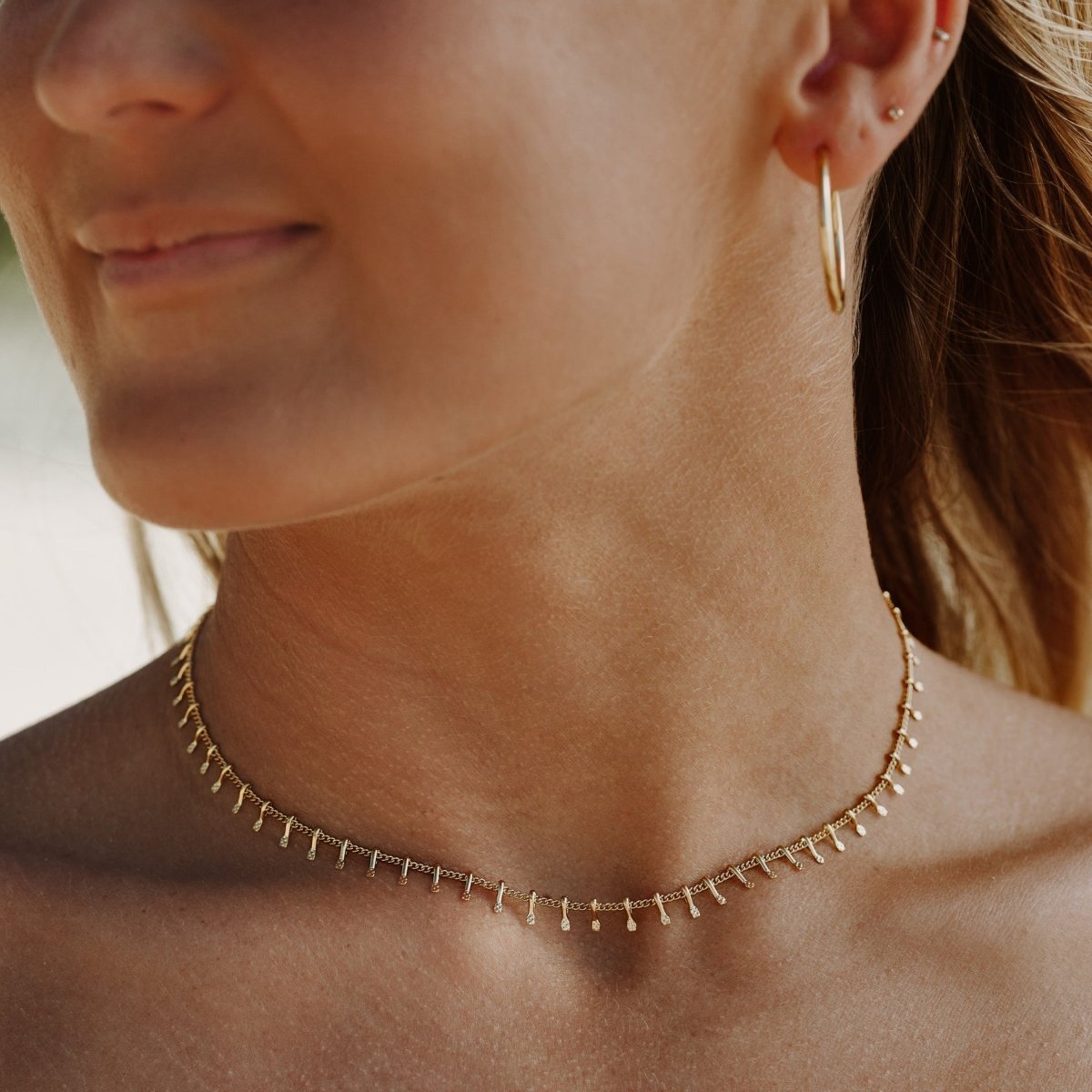 Necklace Jurerê Choker 18K Gold Plated