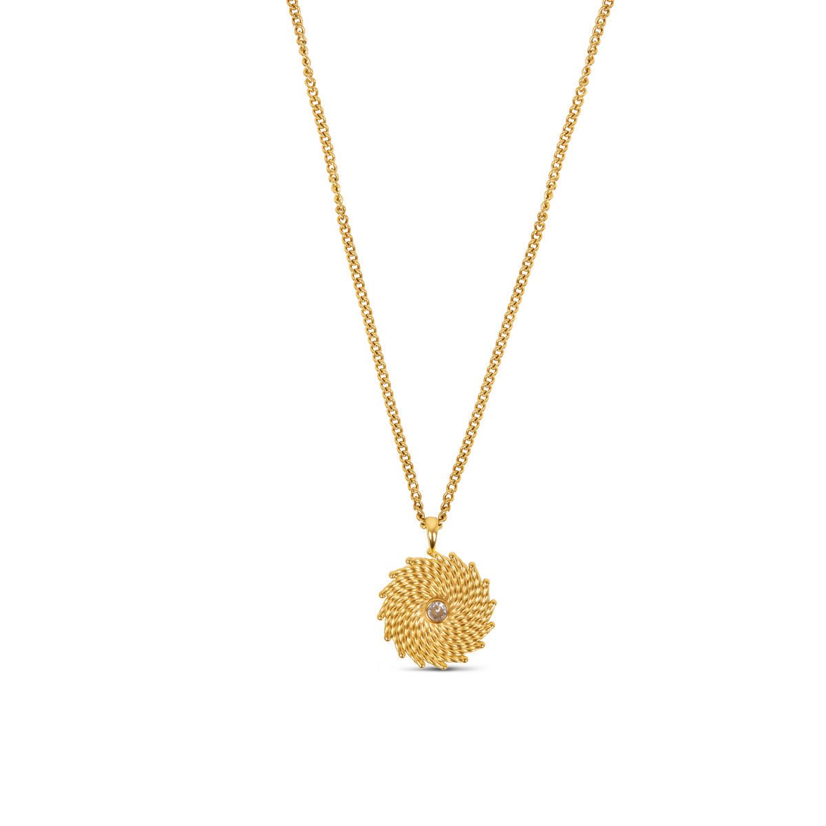 Glow Necklace, 18K Gold Plated
