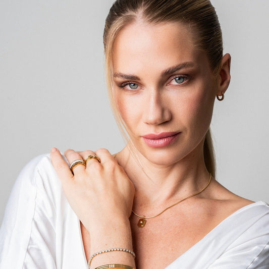 Necklace Shine Pendant 18K Gold Plated