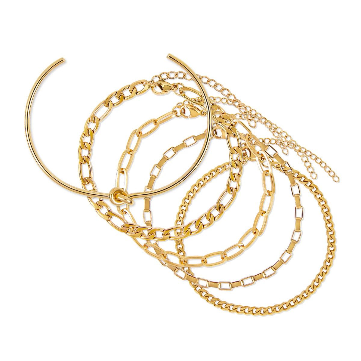 Elegance Bracelet & Knot Bracelet Kit 18K Gold Plated