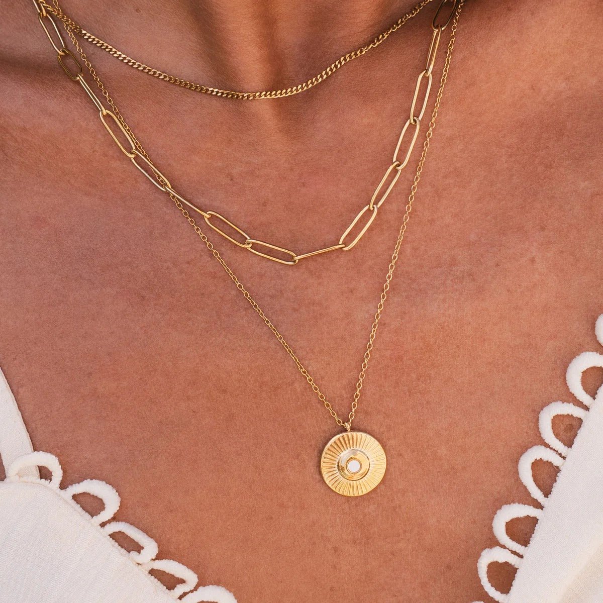 Necklace Mixes Cleopatra 18K Gold Plated
