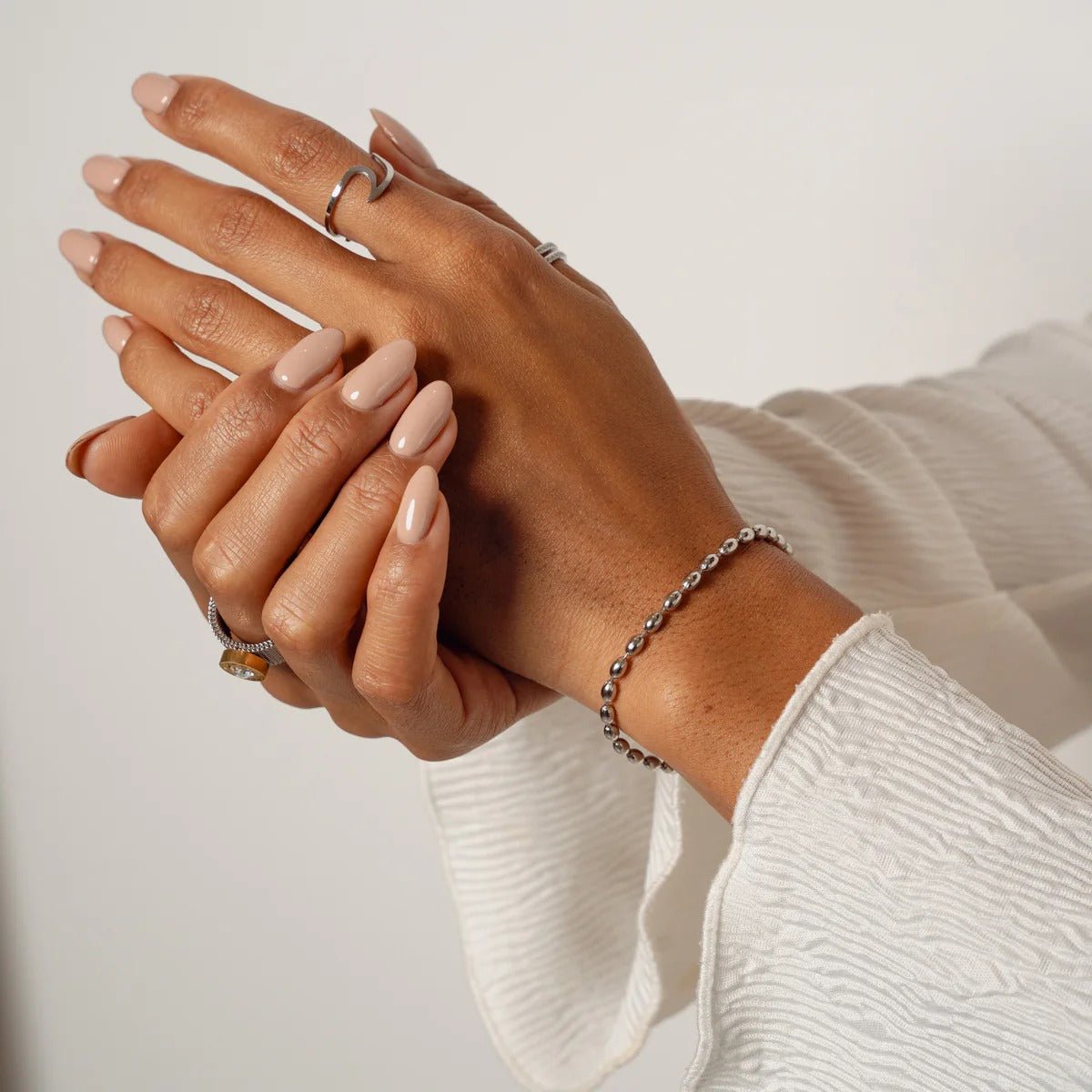Chain Spheres Bracelet - Silver