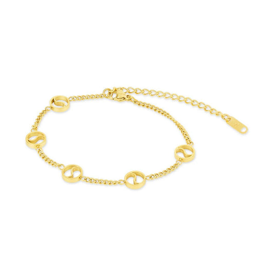 Sierra Pendant Bracelet 18K Gold Plated
