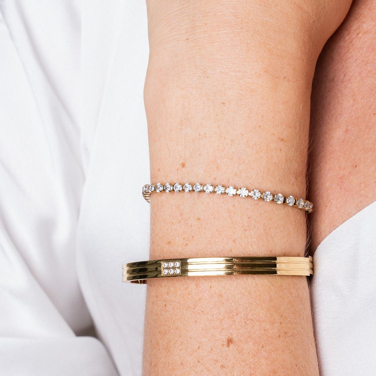 Bracelet Riviera Puket Adjustable 18K Gold Plated
