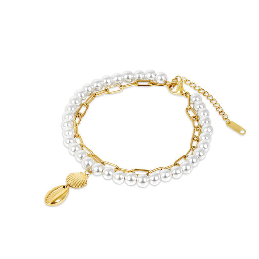 Noronha Pearl 18K Gold Plated Anklet
